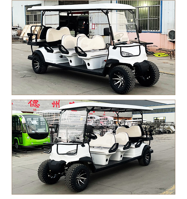 Manufacturer Customized 4-Seater 6-Seater Electric Golf Cart to Cut down the Hotel Vip Reception Car Electric Golf Cart
