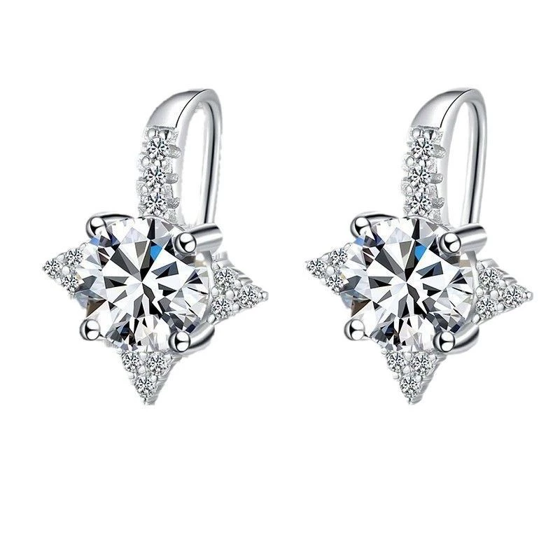 Серьги, серебро 925 пробы, легкий люксовый стиль, опт