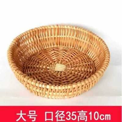 Steamed bun basket editor basket bun basket fruit basket water fruit plate bamboo editing display plate hotel supermarket display basket
