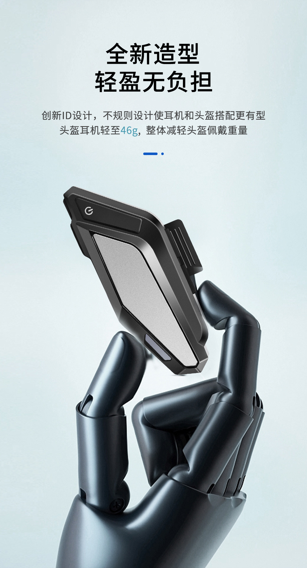 L8 1000Mah Battery Motorcycle Helmet Bluetooth Headset Full-Face Helmet Private Model Source Manufacturer