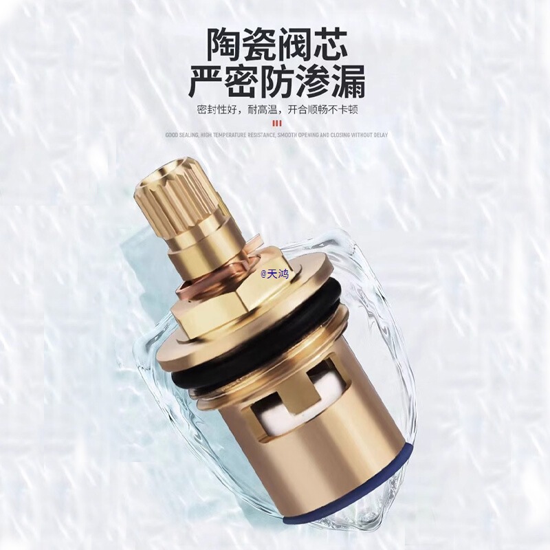 All-Copper Washing Machine Dual Outlet Faucet Angle Valve, One Inlet and Two Outlets, Automatic Water Stop Valve for Home Use, 1/2 Splitter, 4/6 Splitter