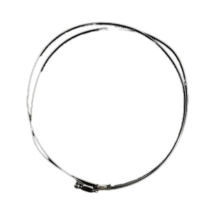Range hood smoke pipe fixing clamp 200mm universal throat clamp stainless steel pipe clamp smoke exhaust duct clamping accessories