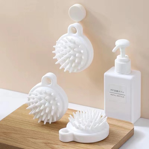 Japanese style shampoo artifact massage comb adult head shampoo brush head scratcher silicone shampoo brush cleans the scalp