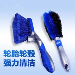 Car tire hubcap brush car washing tool for cleaning and scrubbing magic brush specialized strong decontamination brush