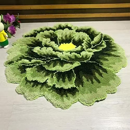 New Creative Chinese Style Peony Imitation Cashmere Carpet Living Room Bedroom Floor Mat Living Room Bedroom Full Floor Mat