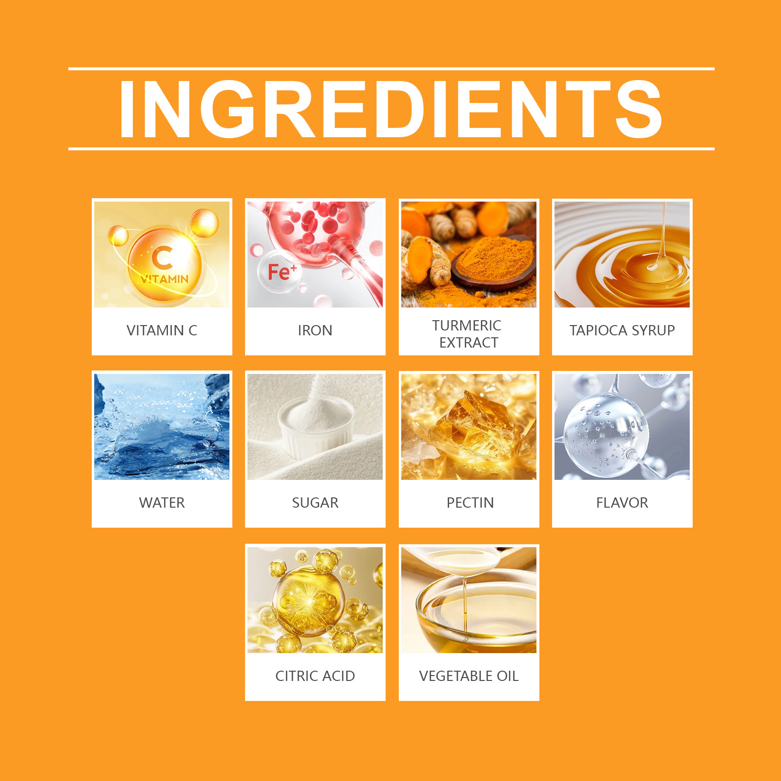 Turmeric Gummies Daily Dietary Supplement For Immune Support_voghion.com