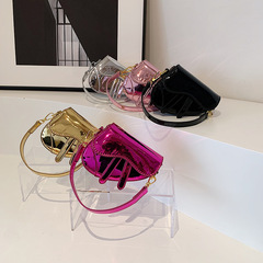 Wholesale Lipstick Small Bags for Women 2024 New Unique Mini Children Parent-Child Ray Shooting Saddle Bag Fashion Shoulder Bag