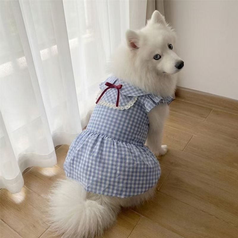 Samoyed Cute Dress 2026 New Pet Clothing for Large, Medium, and Small Dogs Labrador Photography Dress