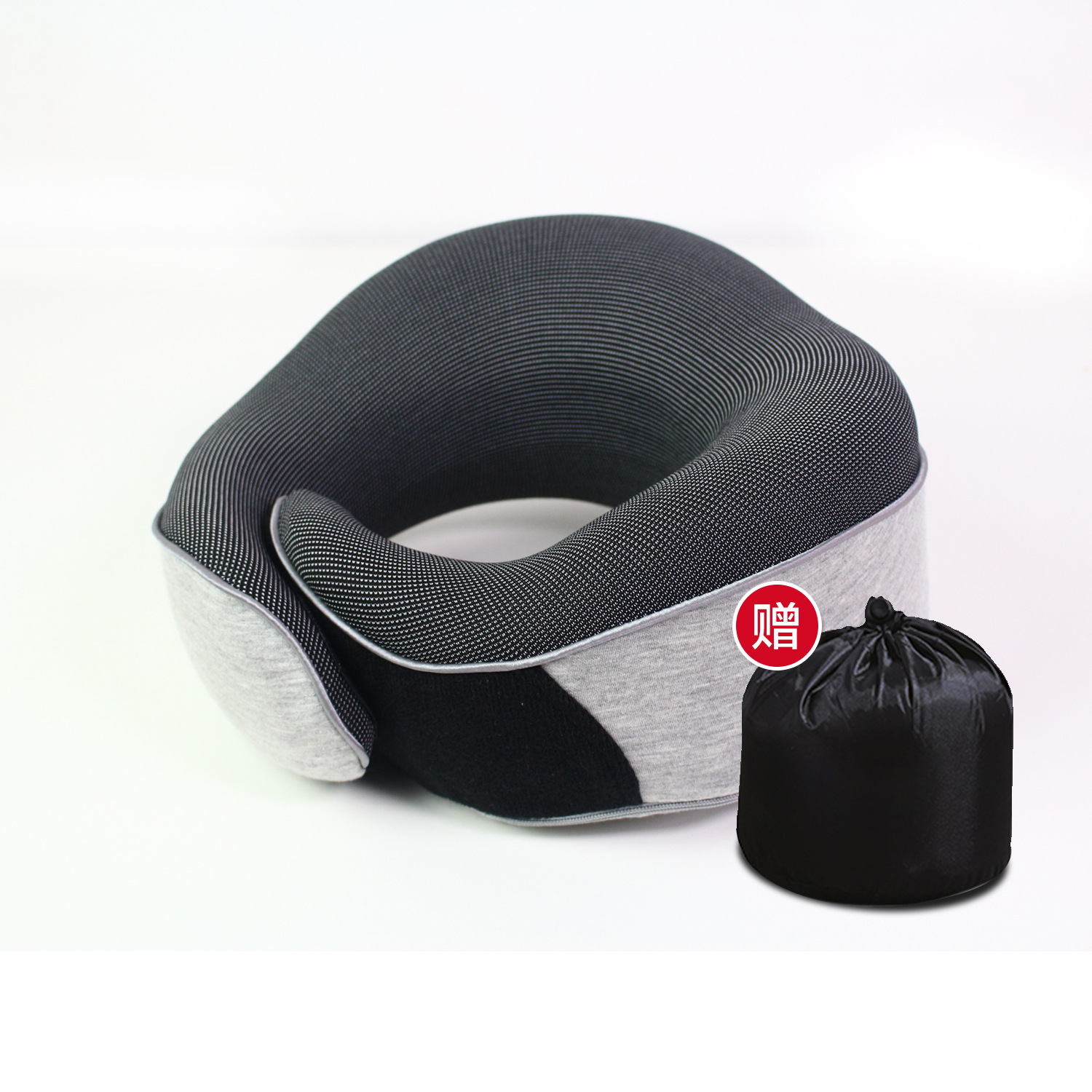 Ventas transfronterizas calientes almohada de memoria espacial almohada de cuello almohada caja de almacenamiento almohada de memoria almohada de algodón de rebote lento almohada de tipo u