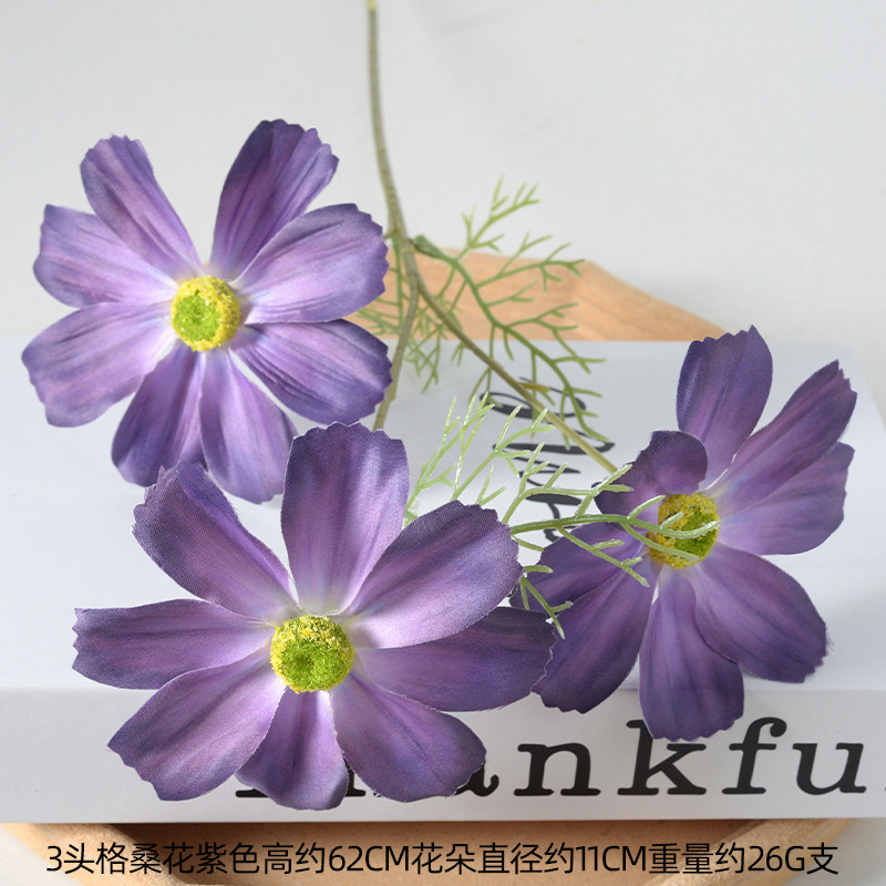 3 cabezas flor Gesang púrpura