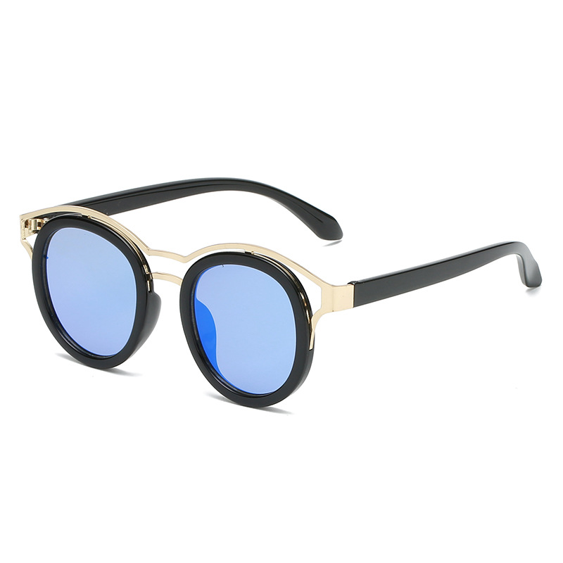 Sweet Simple Style Solid Color Flower Pc Oval Frame Full Frame Kids Sunglasses display picture 1