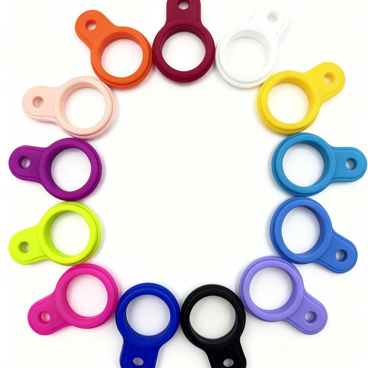 Silicone water bottle clip, mineral water bottle handle, hiking or outdoor handle, portable thermos bottle mouth, beverage bottle hook