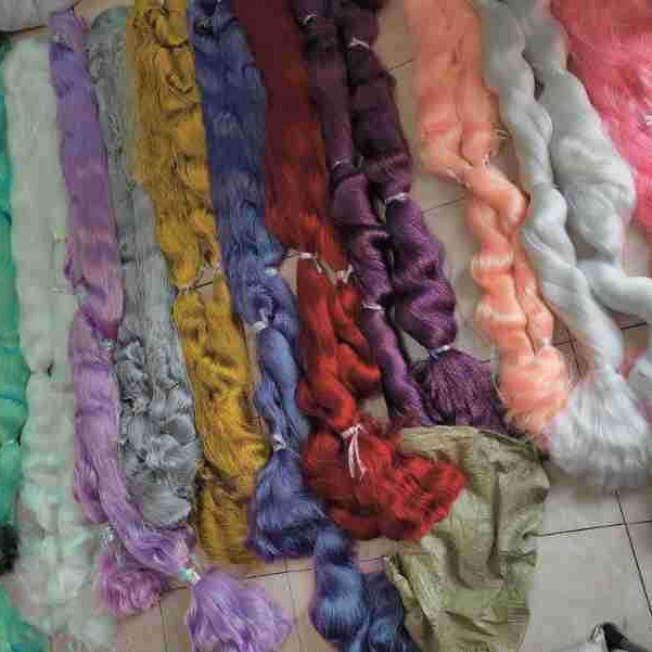 螺纹状弯形螺旋银金红蓝曲线多彩色混搭珠光粉色曲线钓具装饰品