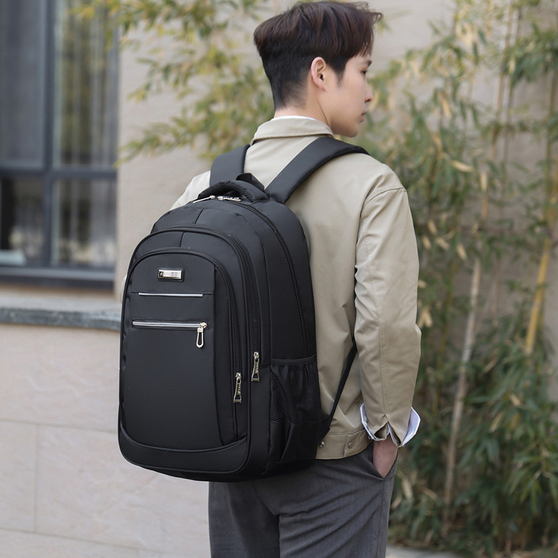 New for men, large capacity computer travel bag, business backpack, middle and high school student backpack_voghion.com