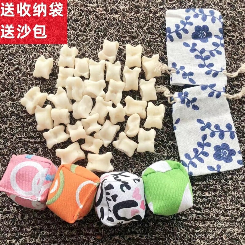 Mongolian characteristic sheep galaha sheep crutch bone thigh stone galaha corner ha sheep bone traditional nostalgic toy