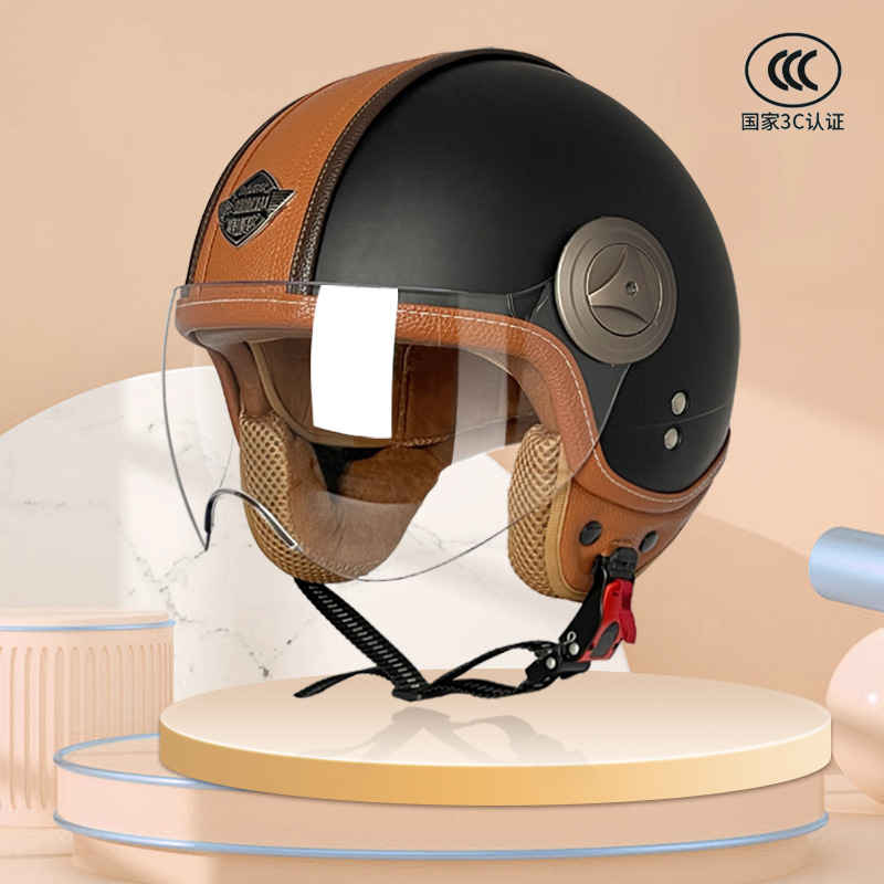 Motosiklet kaskı (dəbilqə) – Universal with Visor - black-m