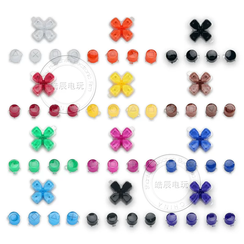 PS5 handle cross direction D-pad symbol triangle round fork square crystal button transparent renovation repair key