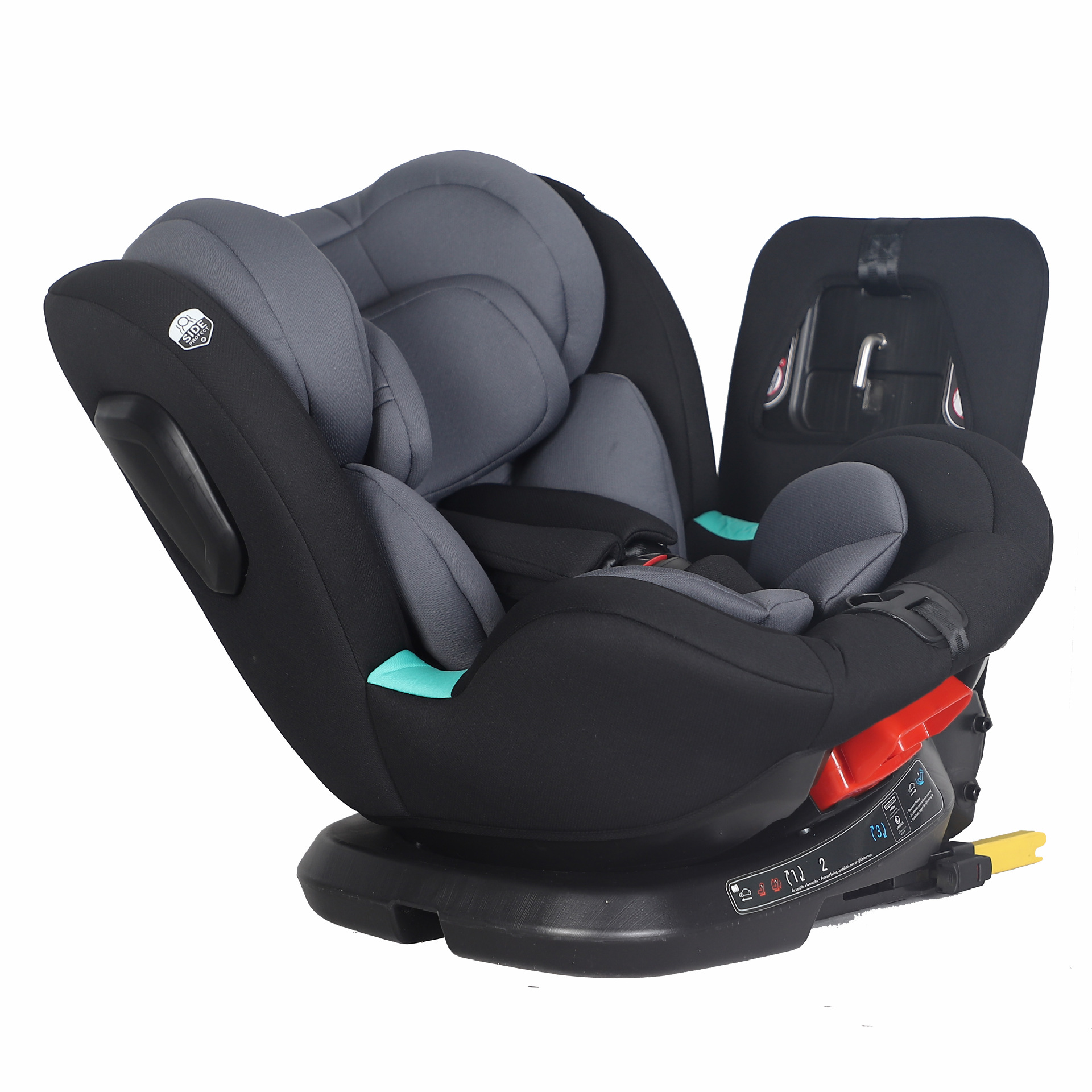 Asiento de seguridad para niños, automóvil universal, automóvil, cojín plegable, asiento de elevación, canasta para bebé, niño grande de 0 a 12 años