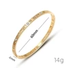 [Gold] 4mm Roman numeral drill
