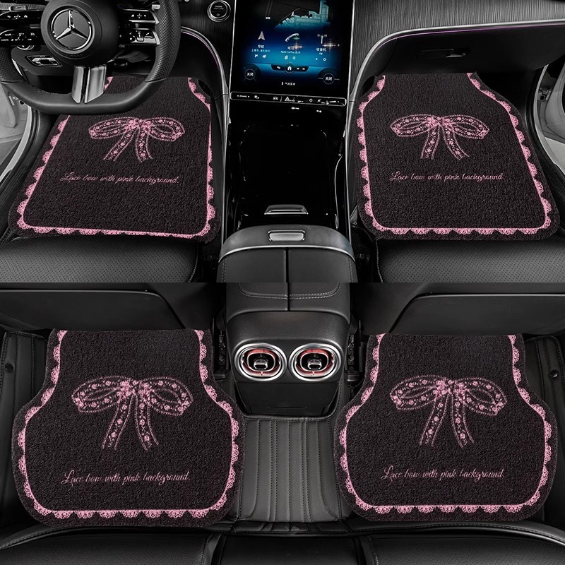 女の子用カーマット、かわいいカーマット、フロアマット、車内汚れ防止マット、ユニバーサルメインドライビングワンピースカーマット|undefined