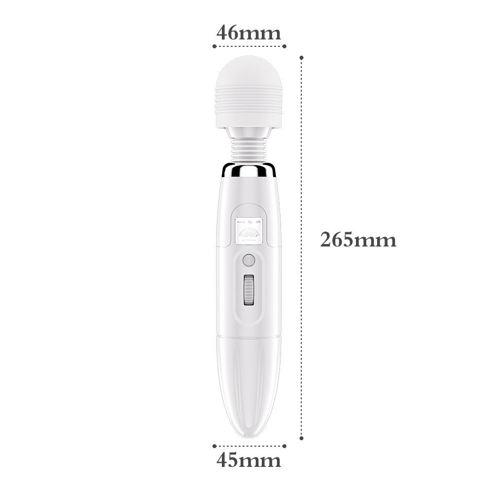 Aurora 8-Speed 9-Frequency Heating AV Wand Vibrator, Rotating Clitoral Massager, Button Control — detail image 23