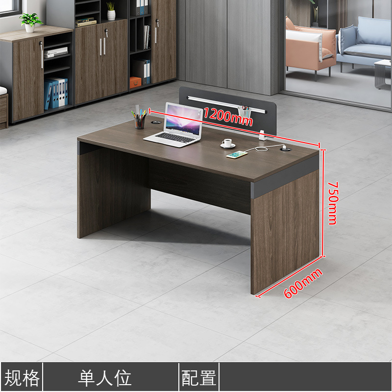 Escritorio de oficina y silla combinación personal doble estación financiera titular de la tarjeta escritorio personal simple mesa de oficina moderna