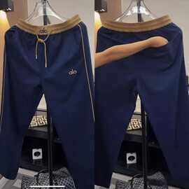 秋季新款时尚百搭休闲裤潮流卫裤男士轻奢潮牌长裤痞帅个性简约