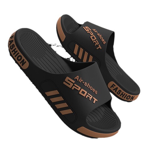 Summer Men's Slip-Resistant Sports Thick Sole Casual Home Large Size Trendy Cool Slippers Simple Wide Feet