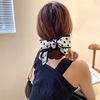 Headband, advanced scarf, ponytail to go out, hair accessory with bow, high-quality style