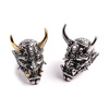 Japanese ring, mask, trend jewelry, accessory, punk style