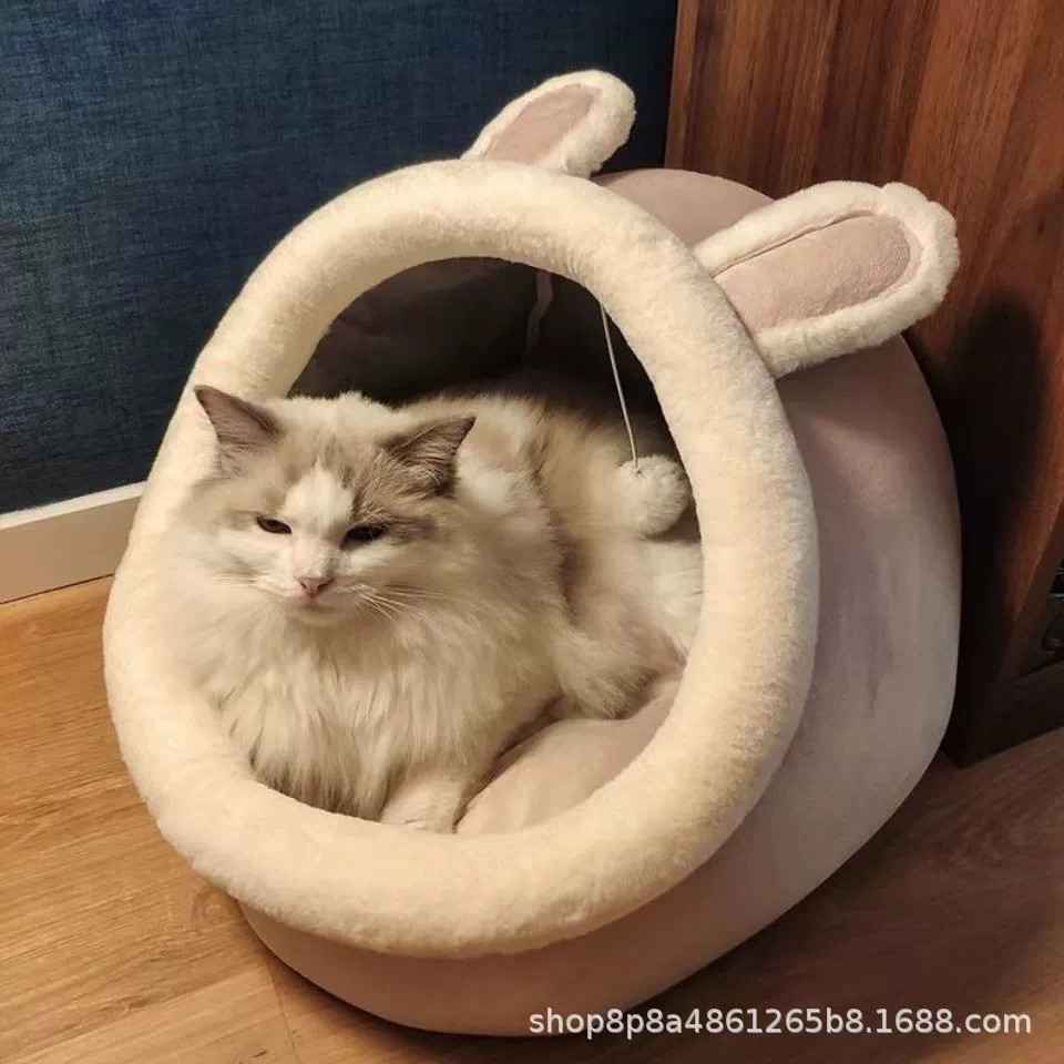 Будка для dogs кота гнездо комфортное полузакрытое безопасное и съёмное и стираемое Биби товары для животных круглогодично универсальные царапающие и против захвата