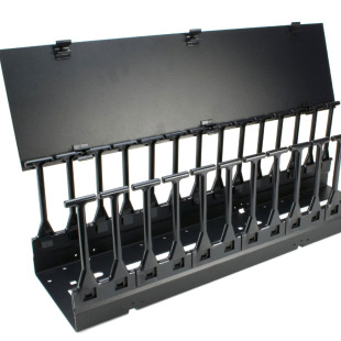 Factory direct sale of plastic cable management rack network medium cable management project 1U standard cabinet type distribution frame