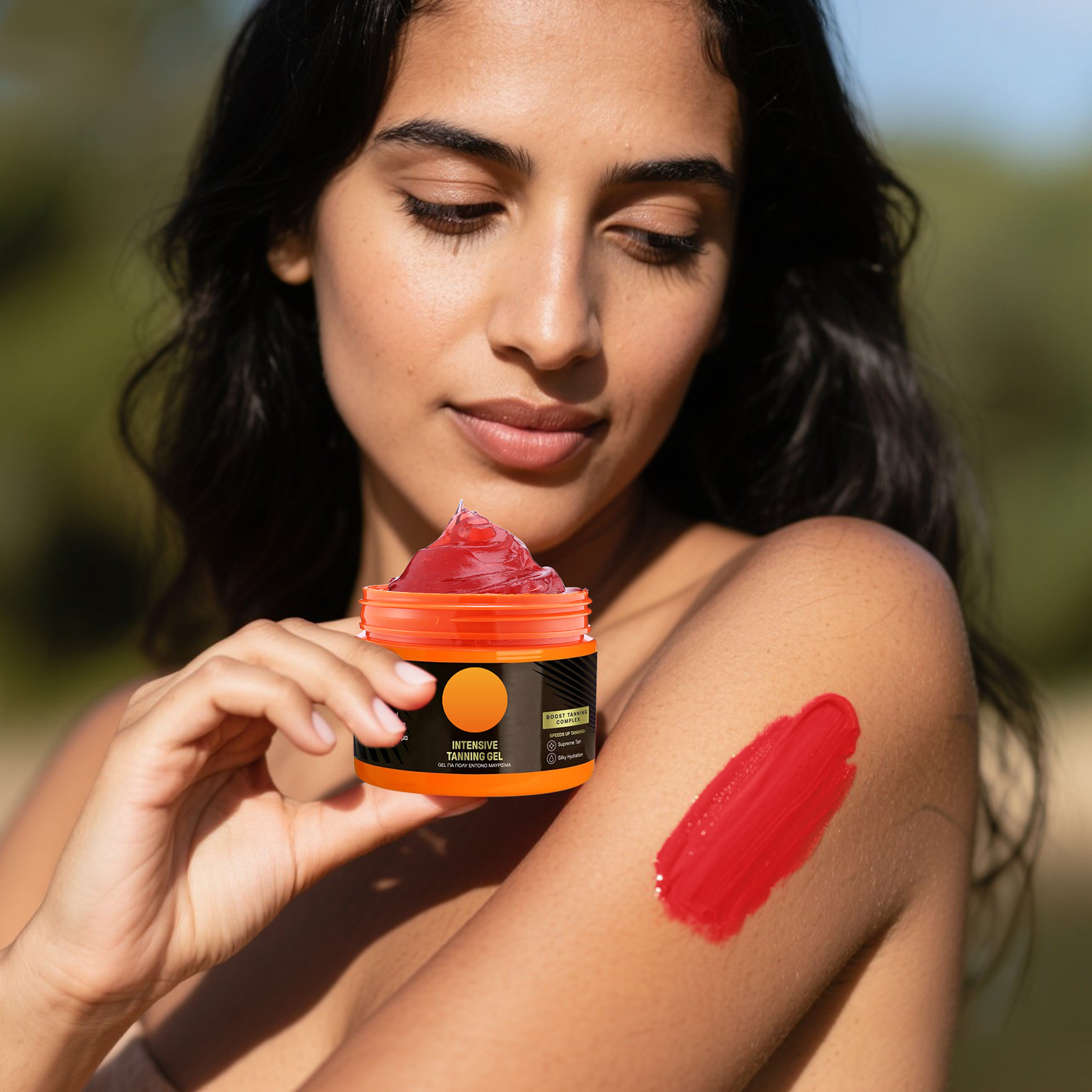 Hot-Selling Beach Gel for Tanning, Outdoor Tanning Bronzer, Hydrating and Moisturizing Healthy Skin Tone Tanning Cream 3