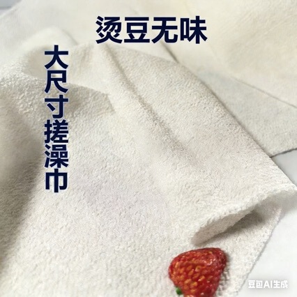 Thickened Large-Sized Coarse Sand Cotton Bath Towel Fabric (Three-Dimensional Texture) Bath Towel Material