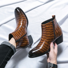men shoes男鞋子免系带无鞋带皮鞋休闲皮鞋男批发男鞋新款The New
