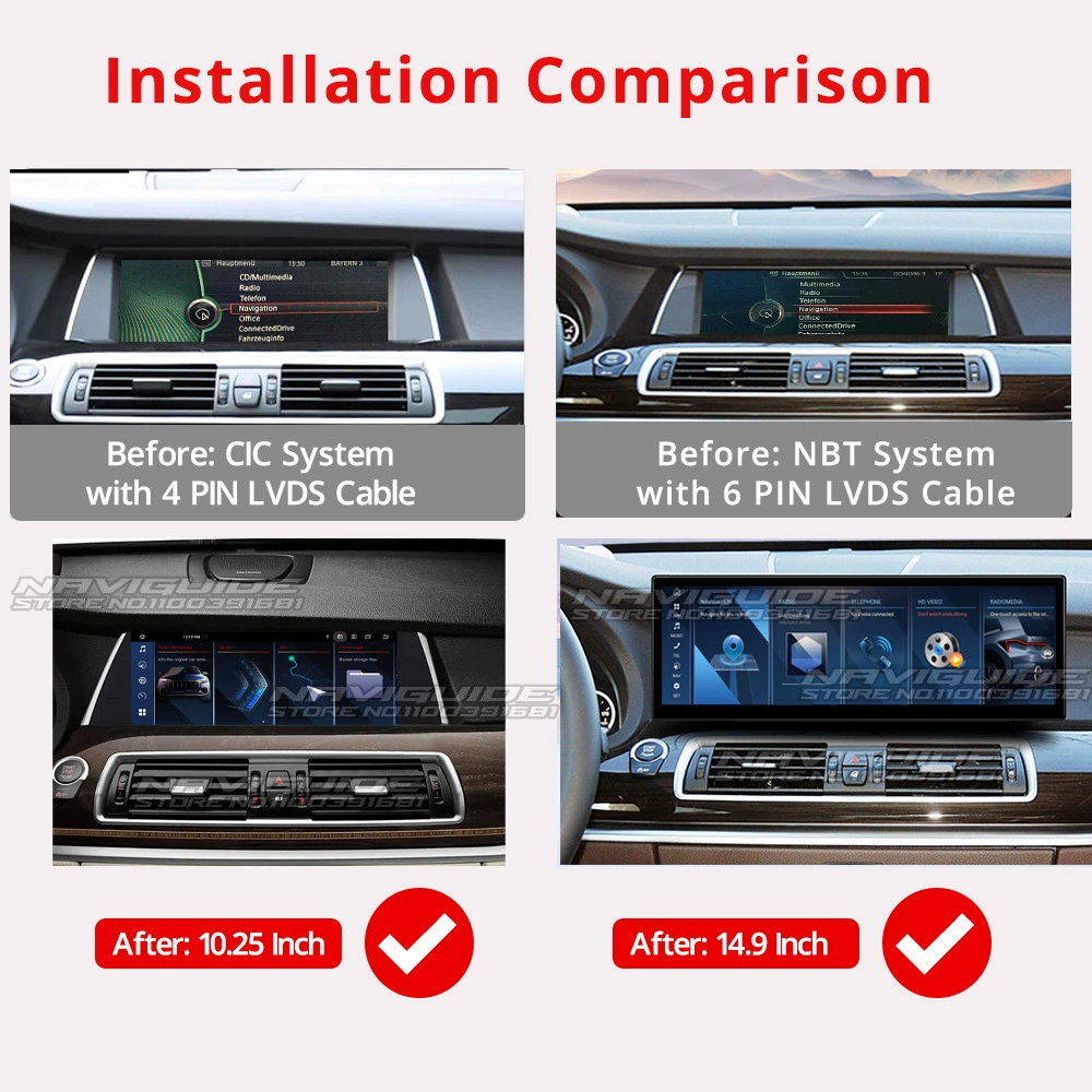 Подходящий для BMW 5 серии GT F07 18-22 моделей Android центральное управление мультимедиа автомобиля Bluetooth навигация