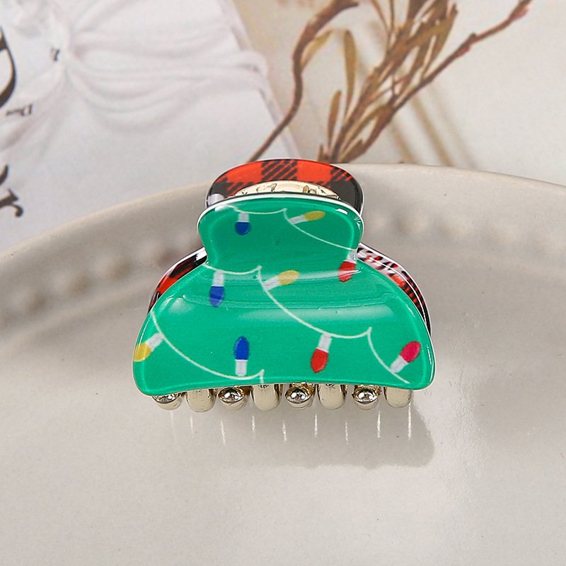 Women's Gender Cute Korean Style Women's Lattice Acrylic Acrylic Hair Clip