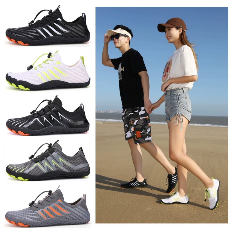 Кросс-борт SELECT Outdoor Five Fingers водонепроницаемые обувь для пары, спасательная обувь Xixi, сетевые водонепроницаемые кроссовки для плавания, низкие кеды, ленивый пляж