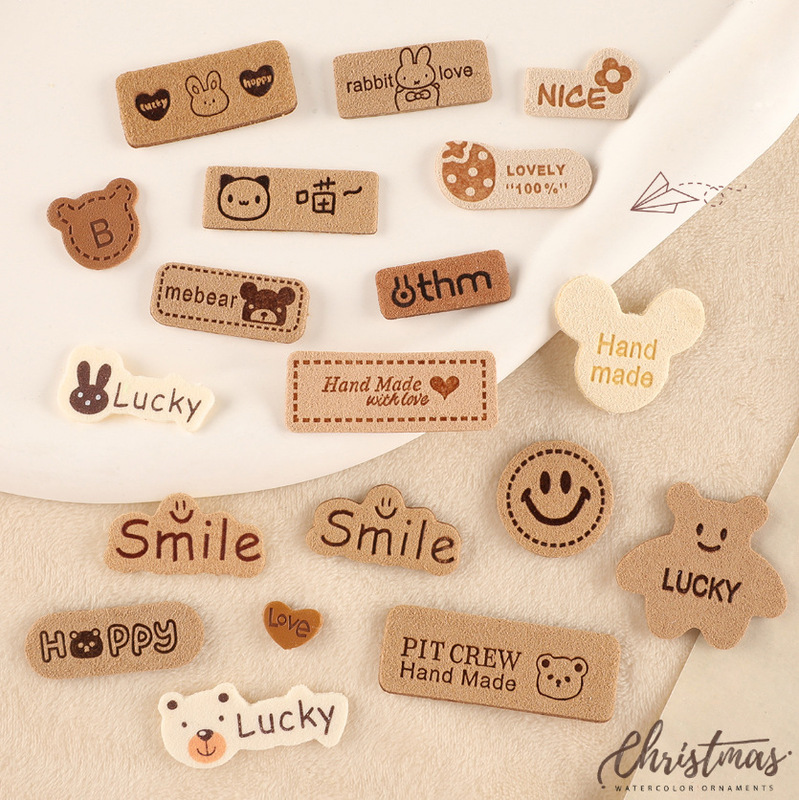 Duoku printed trademark clothing accessories DIY patch shoes and hats luggage accessories English letters leather label cloth label cloth stickers Duoku printed trademark clothing accessories DIY patch shoes and hats luggage accessories English letters leather label cloth label cloth stickers