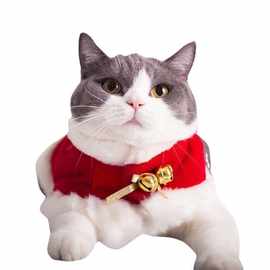 圣诞圣诞节宠物鹿角衣服斗篷狗狗帽子猫咪保暖仙女圣诞新年宠物猫