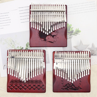 34��Ĵָ�� �͹Ű�ʽ���ְ��� kalimba��ָ���׌W��yʽŮ������