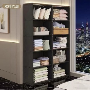 Cross-Border Supply of Simple Bookcases for Home Bedrooms and Living Rooms Multi-Layer Dust-Proof Storage Shelves Simple Bookcases Factory Wholesale