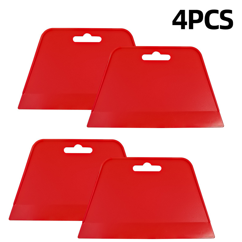 跨境4件套平滑工具用于胶粘剂接触纸应用的塑料刮板安装窗膜工艺|ru