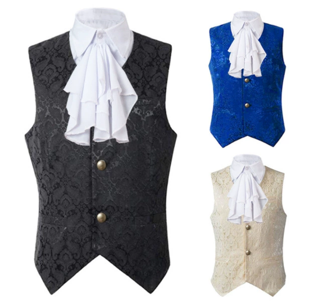 2021 Amazon Wish Новый мужской средневековый костюм Ретро мужской короткий жилет Костюм на Хэллоуин