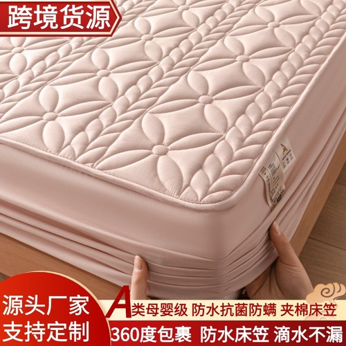 Manufacturer Direct Sales Type A Waterproof Mattress Protector for Babies and Toddlers, Waterproof, Skin-Friendly, Breathable, Single Piece Cotton Memory Foam Mattress Protection