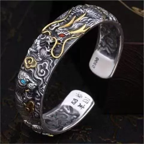 Ретро nación, Сюаньин Четыре Слон bracelets владетельный Зеленый дракон Белый тигр Сюцзю персонализированный атмосферный браслет