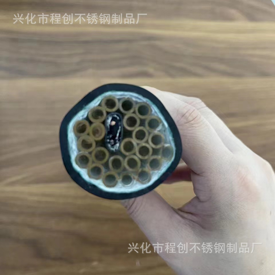 厂家直销304/316L不锈钢包塑盘管 防腐盘管 保温管 多芯管