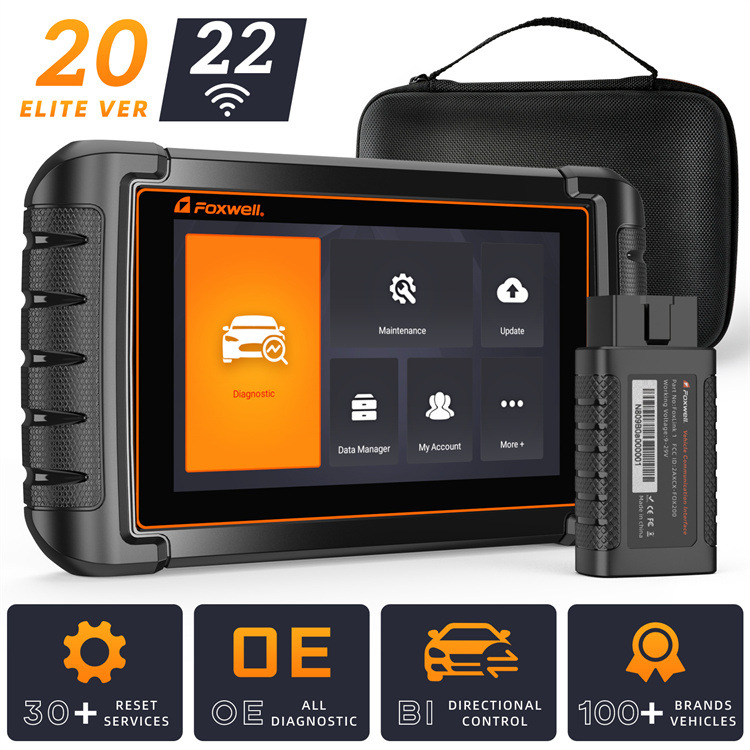 FOXWELL NT809BT 2022无线全系统双向扫描工具OBD2扫描仪诊断工具