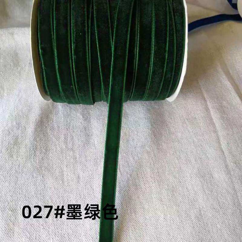 Nylon no elástico cinta de terciopelo de color cinta de terciopelo flocado cinta de tela cinta de lana arco ropa de bricolaje