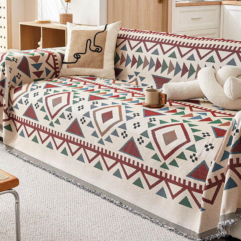 Nordic Simple House Silent Style All-inclusive Universal Full Cover Fabric Sofa Cover Cushion Sofa Cushion Line All Seasons Universal